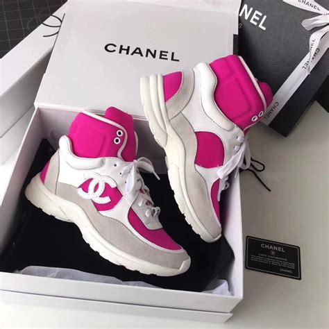 high top chanel sneakers